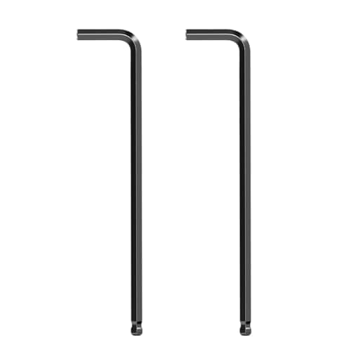 Image of Kesiku Long Arm Metric Allen Key, 6mm Ball End Small Alan Hex Key Set L Shape Hexagon Wrenches CR-V Repairing Tool for Home Maintenance DIY, 2pc