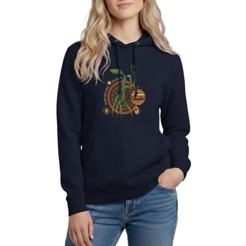 Image of Spreadshirt Fantastic Beasts Bowtruckle Pickett Women's Hoodie, S, navy