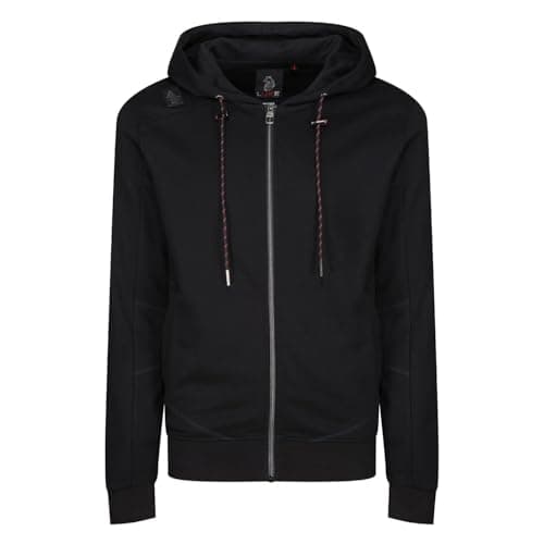 Image of LUKE Men's 1977 Louis Zip Hoodie in Black