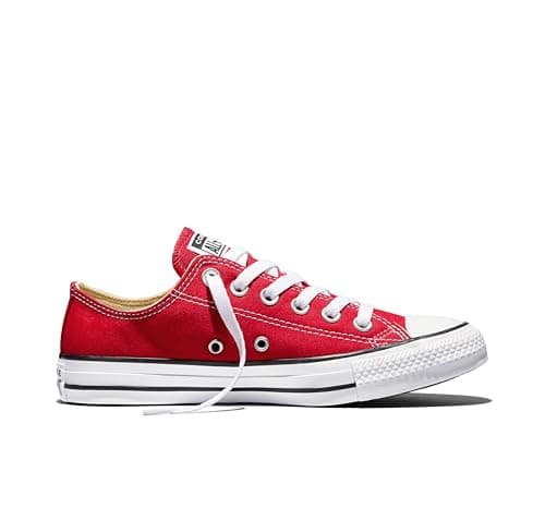 Image of Converse All Star Low Trainers Red Canvas - 8 UK