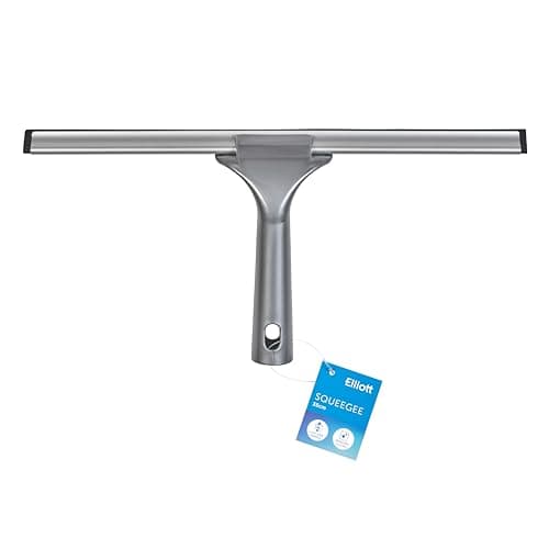 Image of Elliott Multi-Purpose Window Squeegee perfect for streak free cleaning on Windows, shower screens, cars and mirrors, Aluminium frame housing a 35cm rubber squeegee with an ergonomic Grey Handle.