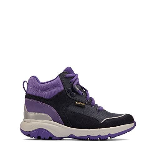 Image of Clarks Rock Race Gore-Tex Kid Leather Boots In Standard Fit Size 12