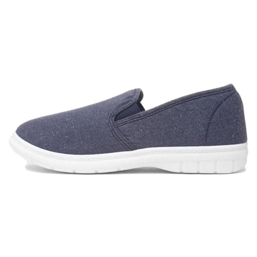Image of Hobos Baker Mens Navy Twin Gusset Canvas - Size 11 UK - Blue