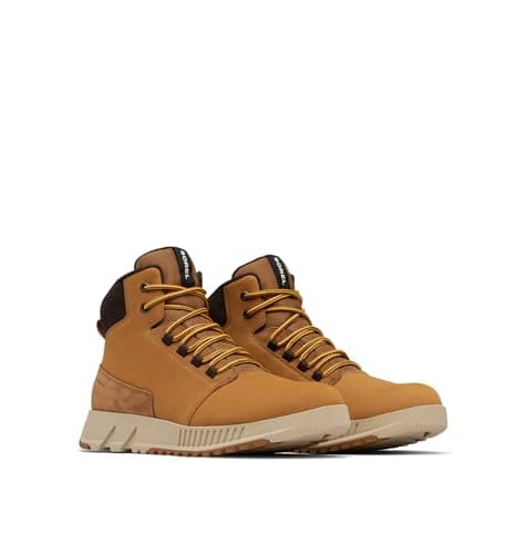 Image of Sorel Mens Mac Hill Lite Mid Plus Wp Fashion Boot, Cashew Blackened Brown, 8 UK