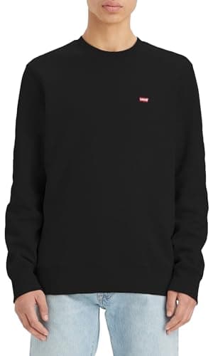 Image of Levi's Men's Crew Sweatshirt Mineral Black M