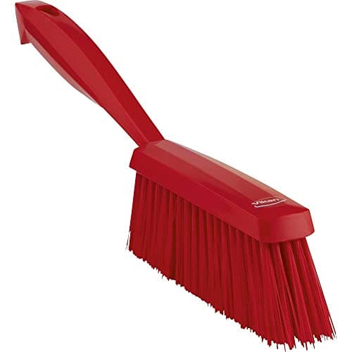 Image of Vikan 45894 Medium Hand Brush, Blue, 330 mm Length, 35 mm Width, 110 mm Height