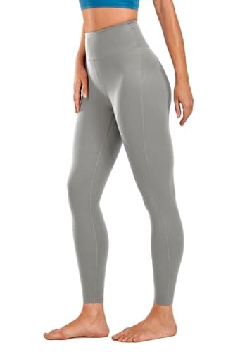 Image of PERSIT Women's Buttery Soft Yoga Leggings 25''-High Waisted Gym Leggings for Women with Hidden Pockets On The Waist for Workout decembersky M
