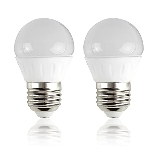 Image of MiniSun | 4W LED ES E27 Golfball Energy Saving Long Life Light Bulbs | LED Bulbs, Home Décor & Improvement Essential | Pack of 2 | 6500K Cool White