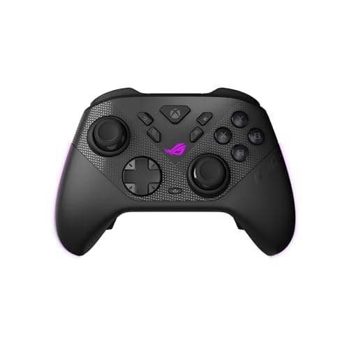 Image of ASUS ROG Raikiri II Xbox Wireless Gaming Controller – 2.4GHz/BT/3.5mm, TMR Joysticks, Anti-Slip Grip, Travel Case, up to 50H Battery, Web-based Config – for Xbox Series X|S, ROG Ally, PC