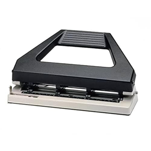 Image of Rexel V430 Adjustable 4 Hole Punch, 30 Sheet Capacity, Multiple Hole Configurations, Metal, Black, 8909