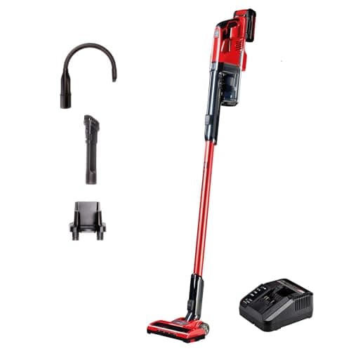 Image of Einhell TE-SV 18 Li Cordless Stick Vacuum (1 x 4.0 Ah) Power X-Change (18 V, Bagless, Cyclone Technology, BOOST Mode, Triple Filtration System, with 4.0 Ah Battery and Accessories)