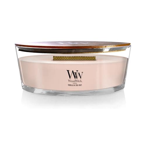 Image of WoodWick Ellipse Candle Vanilla & Sea Salt Great Gift for Women