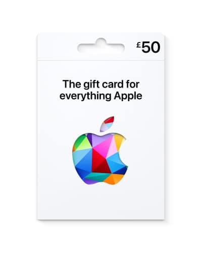 Image of Apple Gift Card (50GBP) - UK Redemption - Delivered by post