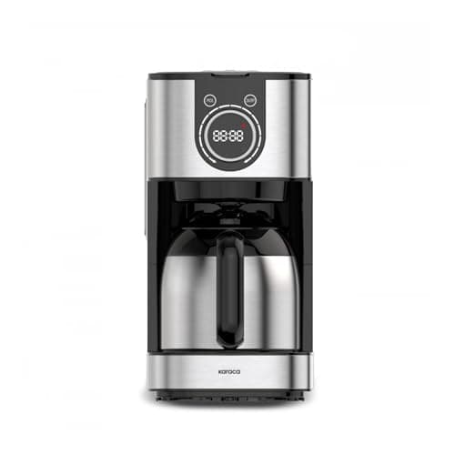 Image of KARACA Series 2303 Filter Coffee Machines with Timer, Filter Coffee Maker with Automatic Keep Warm Function & 1.2-litre Steel Thermal Carafe, Fast Brewing, Black
