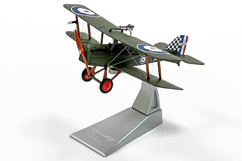 Image of Corgi AA37711 SE5a Biplane RAF No 74Sqn - Diecast Planes & Aircraft Models for Ages 14+, Die Cast Aeroplane - Detailed Scale Model for Adult Aviation Collectors