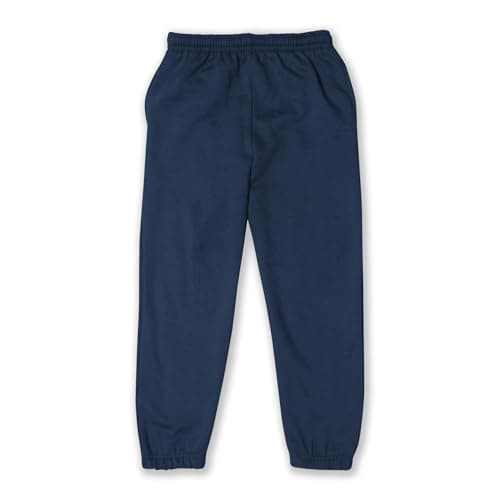 Image of D&H CLOTHING UK Kids Boys Girls Fleece Jogging Bottom Childrens Jogger PE School Jog Pants Tracksuit Bottoms Sweatpants 7 to 8 Navy