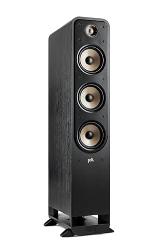 Image of Polk Audio Signature Elite ES60 Floor Speaker, HiFi Speakers for Music and Home Cinema Sound, Passive Full Range Speaker (Pack of 1) - Black