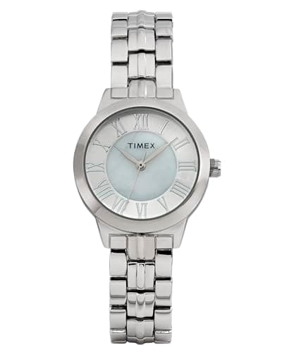 Image of Timex Women's Main Street 30 mm Watch - Silver-Tone Alloy Bracelet with Silver-Tone Dial and Case TW2Y38400