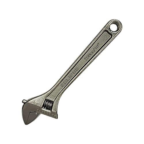 Image of Eclipse Professional Tools ADJW10S 10" Adjustable Wrench Standard Handle, Grey