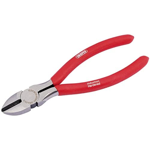 Image of Draper Redline 160mm Diagonal Side Cutter | PVC Dipped Handles | Cutting Pliers | Wire Cutters | Cable Snips |Carbon Steel Hand Tool | 67923