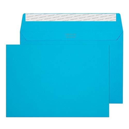 Image of Blake Creative Colour C5 162 x 229 mm 120 gsm Peel & Seal Wallet Envelopes (45310) Caribbean Blue - Pack of 25
