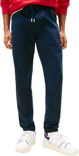 Image of Tommy Jeans Mens TJM Austin Dm0dm20283 Jogger, Blue (Dark Night Navy), 32W / 32L UK