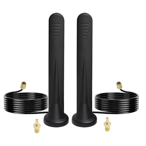 Image of 5G Antenna Outdoor WIFI Antenna Magnetic Base LTE Antenna with SMA TS9 Connector with 3M Cable for Indoor Outdoor 15DBI Omnidirectional for 3G/4G/5G/GSM/GPRS Router