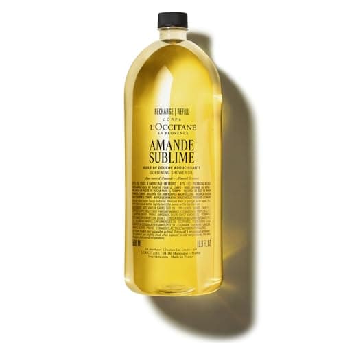 Image of L'OCCITANE - Sublime Almond Shower Oil Refill - 500ml - Softens and firms - Made in France