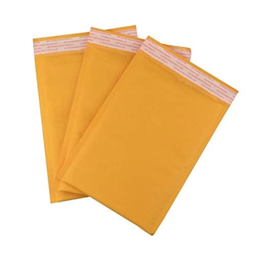 Image of 50 Large H/5 Size Mail Lite Gold Padded Envelopes Mailers - Peel + Seal Bubble Bags - 270 x 360mm / 10.5 x 14" Sealed Air Postal Packing Mailing Shipping Postage Posting Self Seal Cushioned Protective Packaging