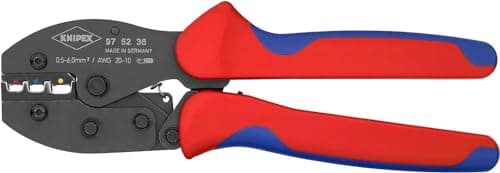 Image of KNIPEX Preciforce Crimping Pliers with Multi-Component Handles 220 mm, 97 52 36
