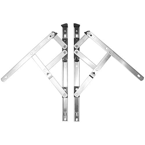 Image of Yale Defender Friction Hinges UPVC Window Securistyle Easy Clean & Egress Opening Vent Stay (12" x 13mm (Stack Height))