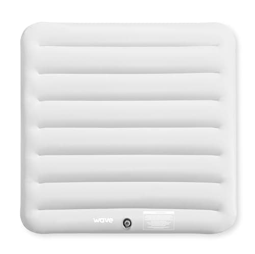 Image of Wave Inflatable Hot Tub Cover | Waterproof, UV-Resistant, Durable Thermal Insulation (Square, 6 Person)