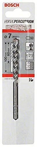 Image of Bosch 2608597662 CYL-3 Concrete Drill Bit, 7mm x 60mm x 100mm, Silver