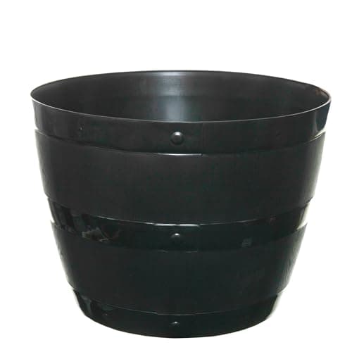 Image of Whitefurze G0850BL 50cm Barrel Planter - Black