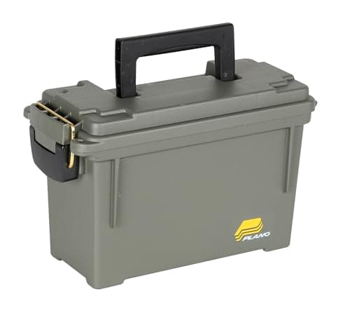Image of PLANO Element Proof Field/Ammo Box - Small,Lockable Toolbox, Tool Storage, Ammunition Boxes, Home Safe, Waterproof Container, Perfect for Range shooting, Hunting , Airsoft, Shooting sports