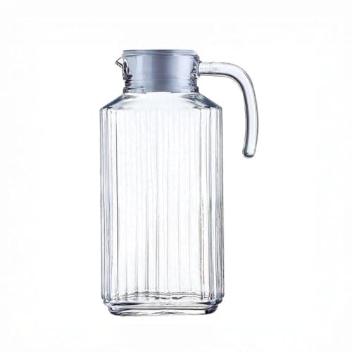 Image of Arcoroc Quadro Fridge jar with white plastic lid 1,7l - 1 Jar