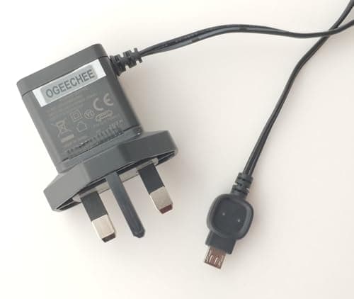 Image of DORO Micro USB Mains 3-Pin UK Wall Charger For Doro LIBERTO 810/820 / 820 MINI / 825, PRIMO, PhoneEasy 338, 611, 612, 631, 632, 2404, 5030, 5516, 740, 715, 345GSM, 6530, 1360, 621, 622, 580, 6050