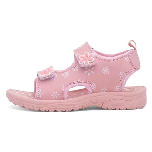 Image of Walkright Catrina Girls Pink Easy Fasten Sandal - Size 6 Child UK - Pink
