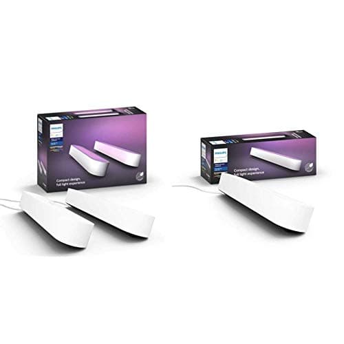 Image of Philips Hue Play White and Colour Ambiance Smart Light Bar 3 Pack [Base Unit + Extension], Entertainment Lighting for TV and Gaming (Compatible with Alexa, Google Assistant and Apple HomeKit)