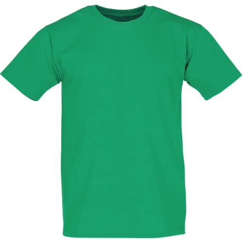 Image of Fruit of the Loom Men's Short Sleeve T-Shirt Green Medium