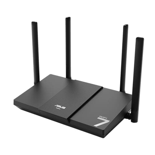 Image of ASUS RT-BE50 BE3600 Dual-Band WiFi 7 Smart AiMesh Extendable Router - Black