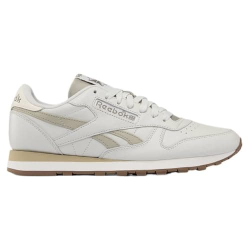 Image of Reebok Unisex Classic Leather Trainers, Soft Grey/Escape Grey/Chalk, 41 EU