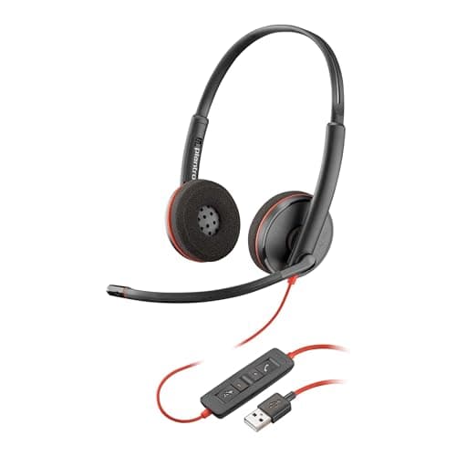 Image of Plantronics Blackwire C3220 Stereo USB Headset Black