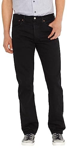 Image of Levi's Men's 501 Original Fit Jeans, Stonewashed Black, 30W / 32L