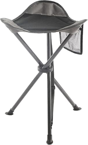 Image of Portal Folding Stool Camping Stool Collapsible Tripod Portable Lightweight Fold away Small Chair Pop up Travel Seat for Hiking Backpacking Fishing Walking Events Festival Load 102KG