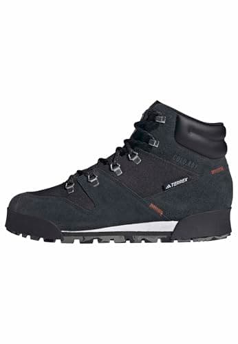 Image of adidas Men's Terrex Snowpitch Cold.RDY Hiking Shoes, Core Black/Core Black/Orange, 10 UK