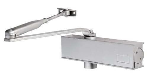 Image of Ironmongery Solutions® Overhead Door Closer Variable Power Size 2–4 Adjustable Strength Door Control for Interior and Commercial Doors