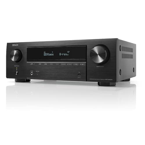Image of Denon AVR-X1800H 8K AV Receiver, 7.2ch Home Cinema Amplifier, Dolby Atmos, DTS:X, Dolby Surround Sound, and DTS Neural:X, Audyssey Room Correction, Bluetooth, AirPlay 2 and HEOS Built-in