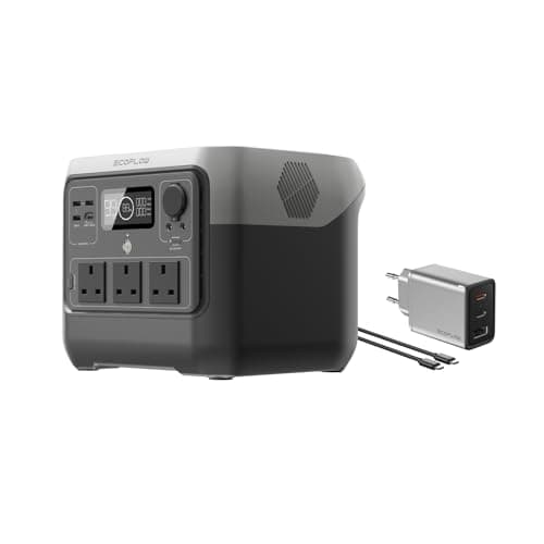 Image of ECOFLOW Portable Power Station RIVER 2 Pro with 65W Charger, 768Wh LiFeP04 Battery, 70 Min Fast Charging, 3X800W AC Outlets, Solar Generator for Outdoor Camping/RVs/Home Use