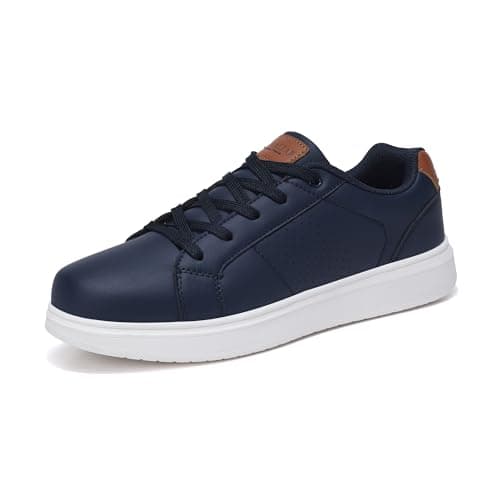 Image of ANALEAF Men's Casual Trainers Sneakers Dress Shoes Comfortable Walking Shoes Blue